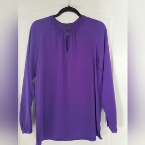Ralph Lauren silky purple top size large